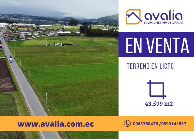 #AVLT016 - Terreno para Venta en Riobamba - H
