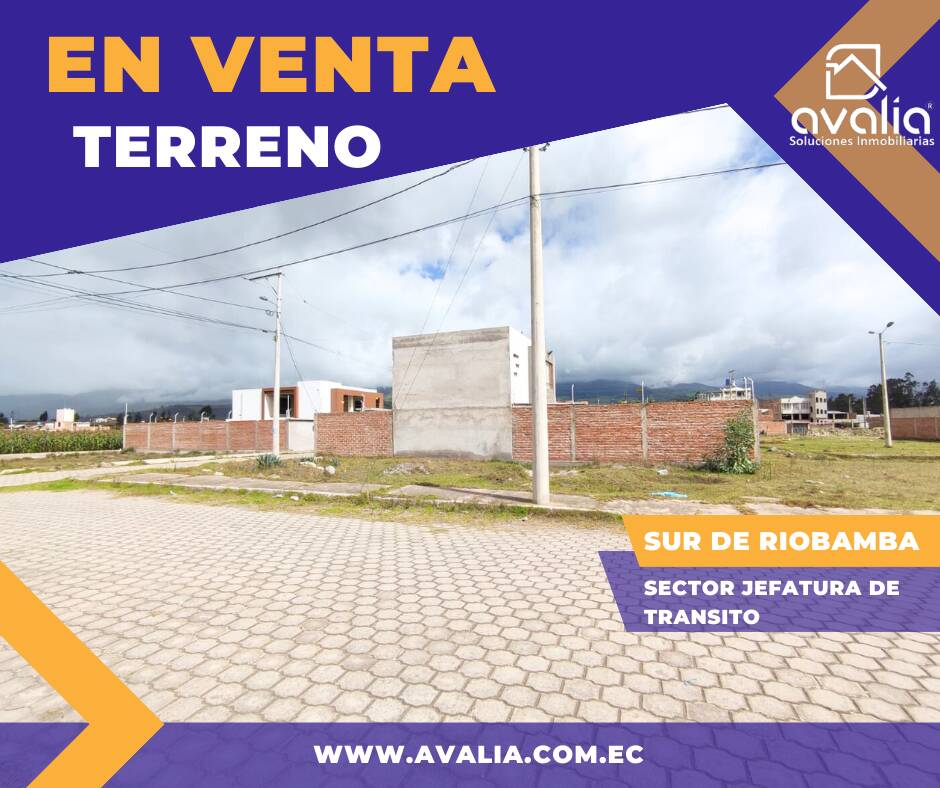#AVLT312 - Terreno para Venta en Riobamba - H