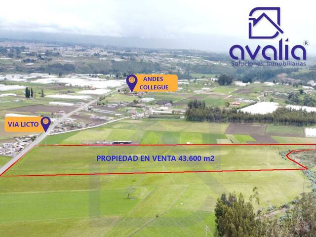 Venta en Vía Licto - Riobamba