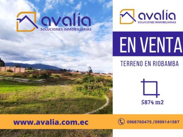 #AVLT111 - Terreno para Venta en Riobamba - H