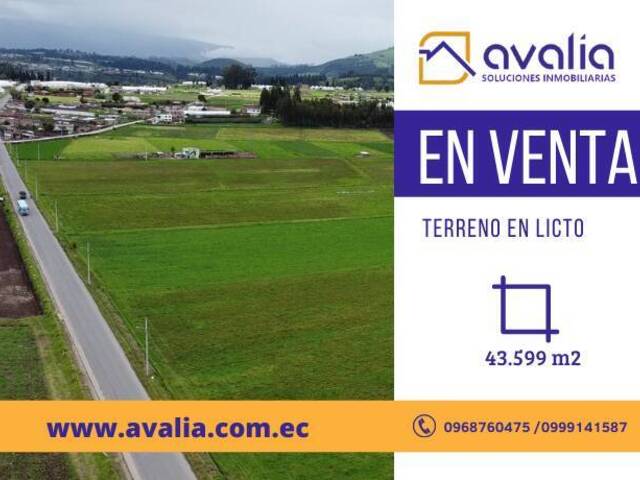 #AVLT016 - Terreno para Venta en Riobamba - H - 1