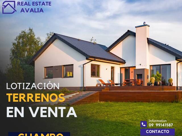 #AVLT354 - Terreno para Venta en Chambo - H