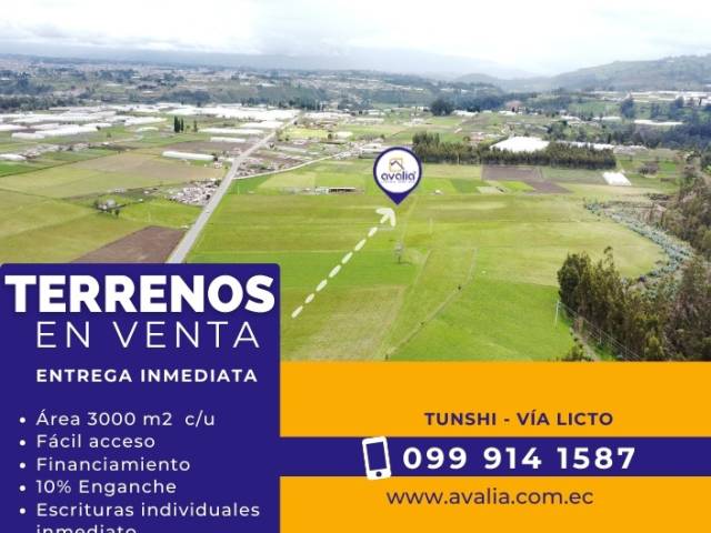 #AVLT455 - Terreno para Venta en Riobamba - H
