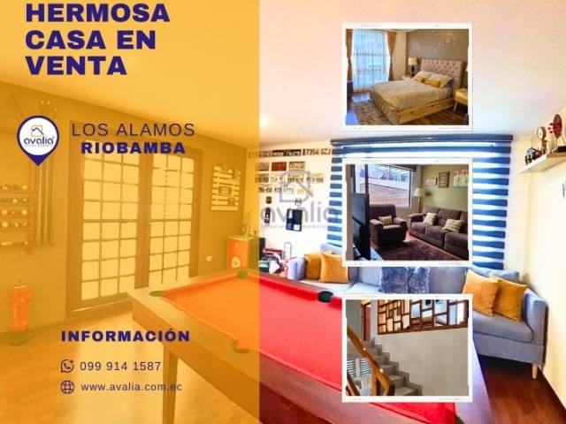 #AVLC454 - Casa para Venta en Riobamba - H