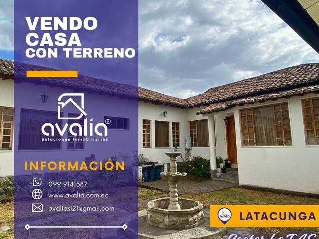 #AVLC463 - Casa para Venta en Latacunga - X