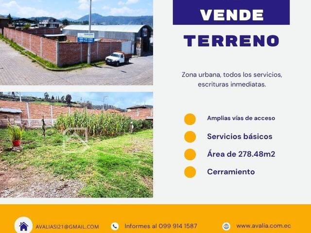 #AVLT472 - Terreno para Venta en Chambo - H